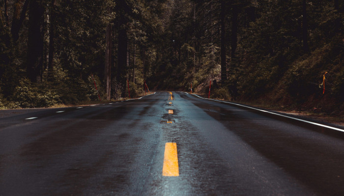 Dark Road Wallpaper