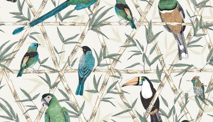 Bird Pattern Wallpaper