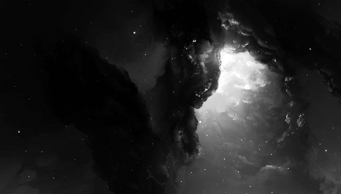 Black and White Dual Monitor Wallpaper