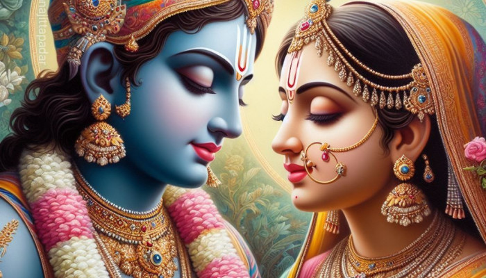 Radha Krishna 8K Wallpaper