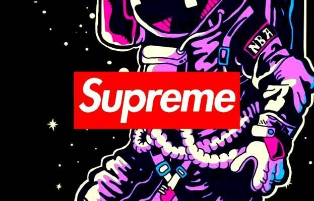 Supreme Astronaut Wallpaper