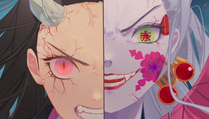 Nezuko vs Daki Wallpaper