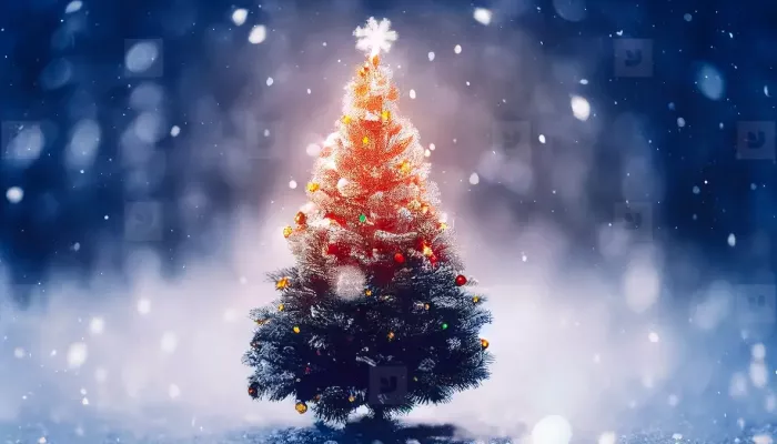 Christmas Abstract Wallpaper