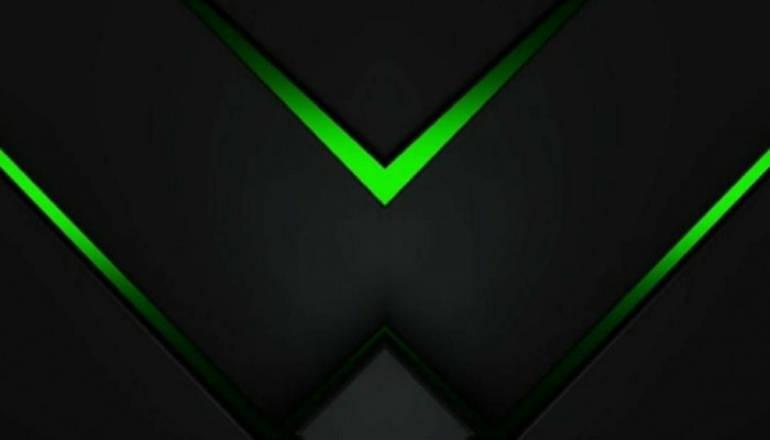 Black and Neon Green Wallpaper