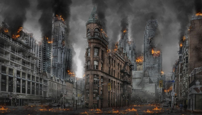 Abandoned City Wallpaper