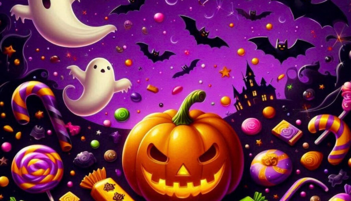 Halloween Candy Wallpaper