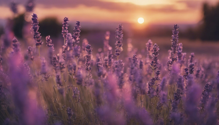 Lavender Field Wallpaper