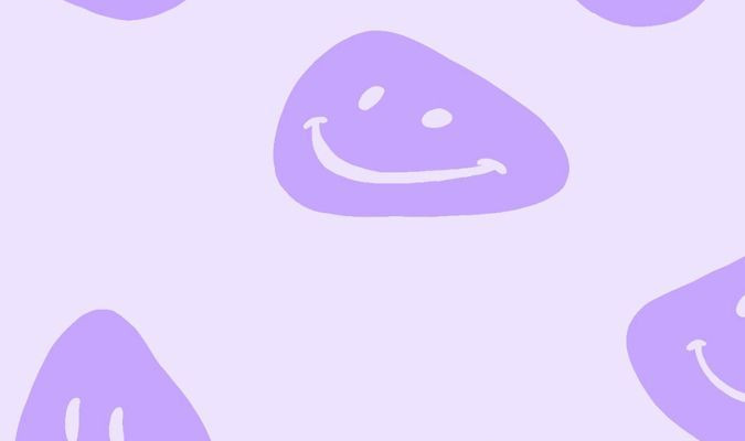 Purple Smiley Face Wallpaper