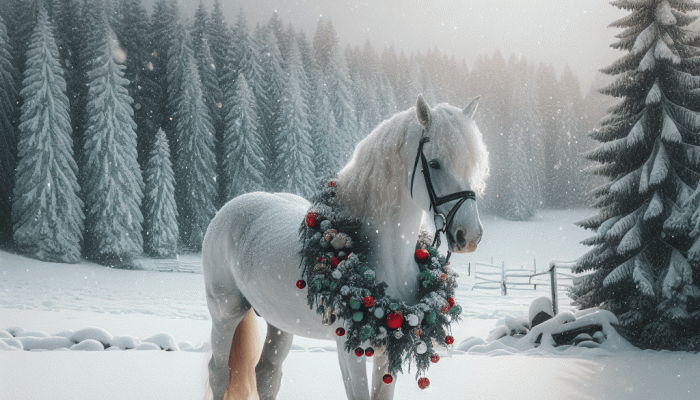 Christmas Horse Wallpaper