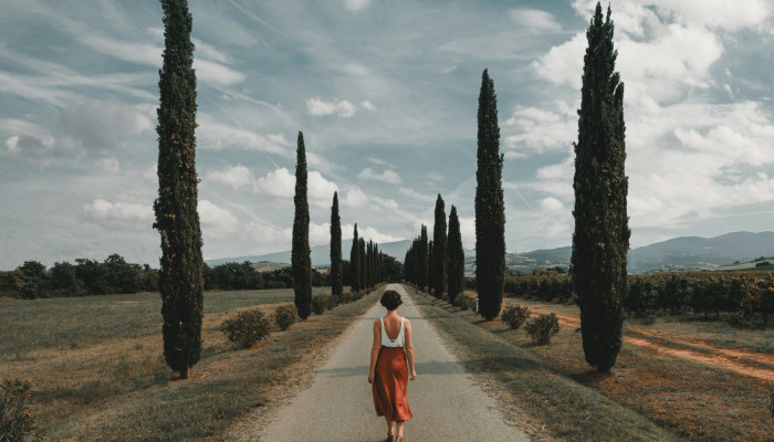 Woman Walking Wallpaper