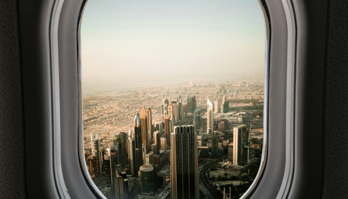 Airplane Window Wallpaper