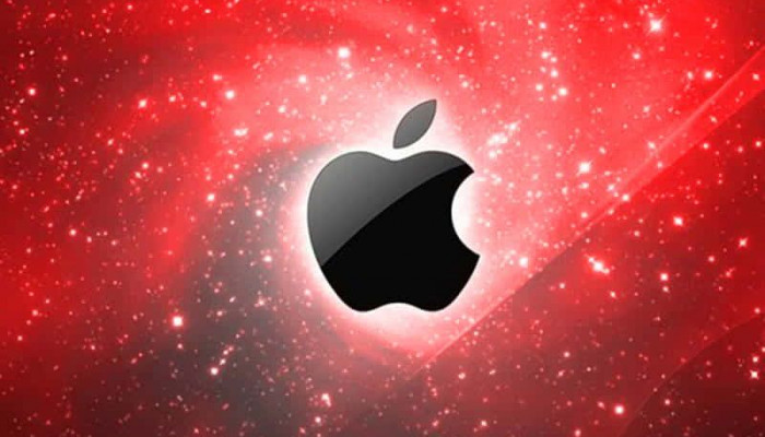 Red Apple Logo Wallpaper