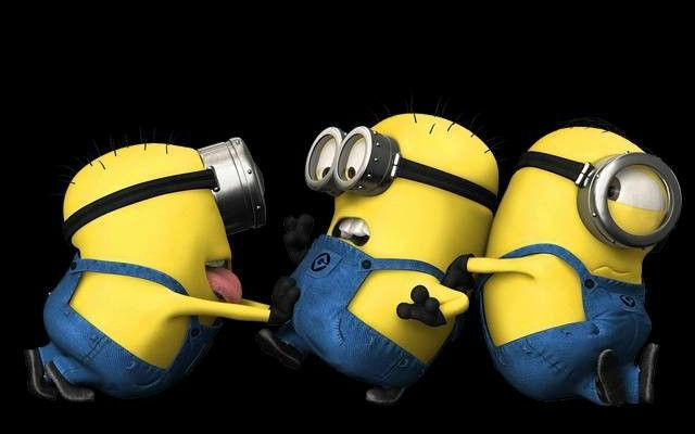 Minions Black Wallpaper