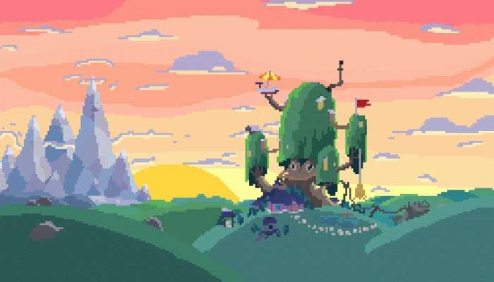 Adventure Time Pixel Wallpaper