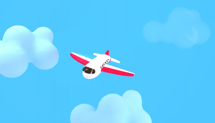 Airplane Cartoon Wallpaper