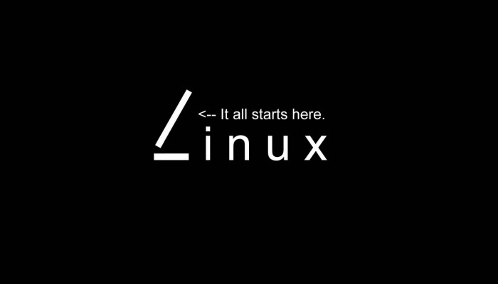Linux Black Wallpaper