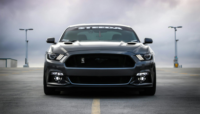 Ford Mustang Black Wallpaper