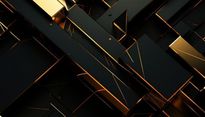Gold Black Wallpaper
