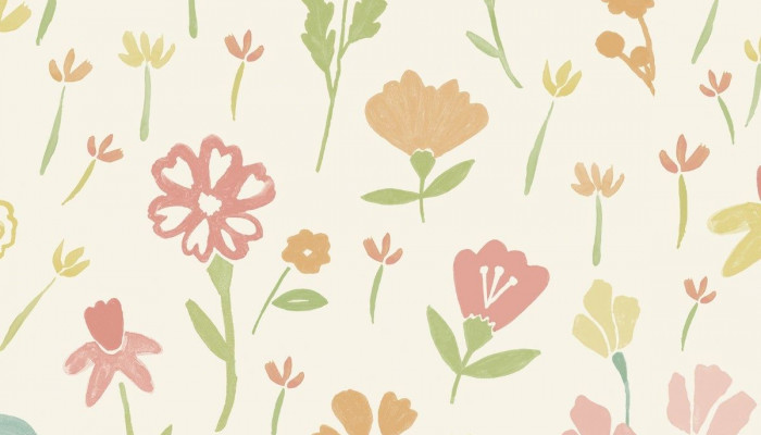 Minimal Floral Wallpaper