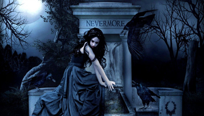 Gothic Graveyard Wallpaper