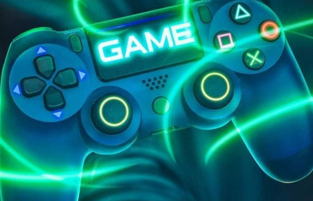 Blue and Green Gaming Wallpaper