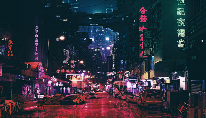 Japanese Futuristic Wallpaper