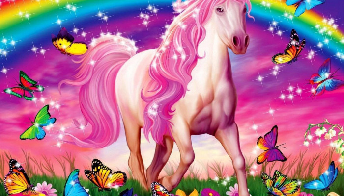 Rainbow Unicorn Wallpaper