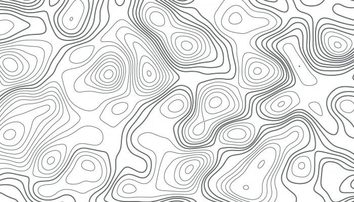 White Topo Wallpaper