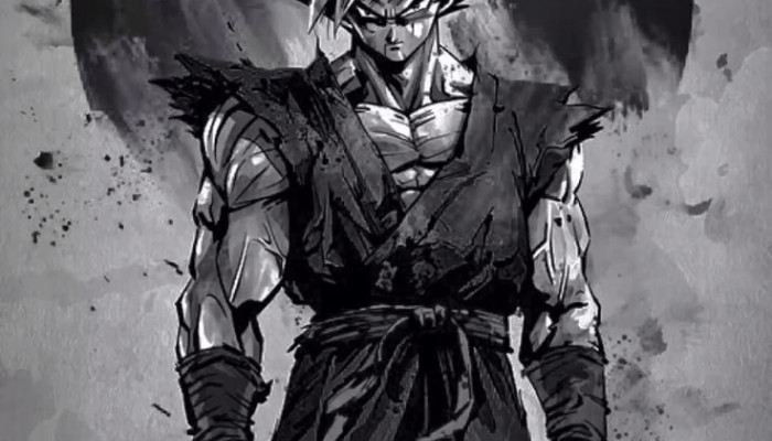 Goku Black and White Wallpaper