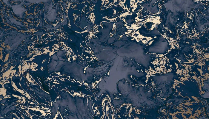 Navy Blue Marble Wallpaper