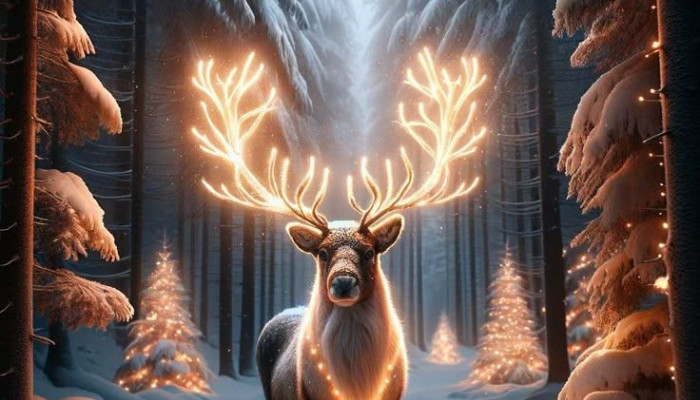Christmas Reindeer Wallpaper