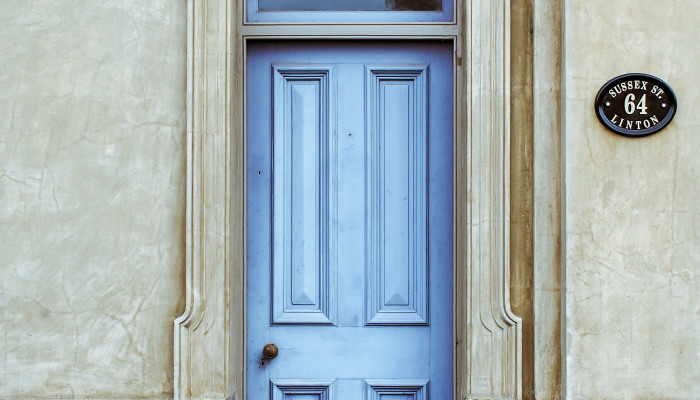 Blue Door Wallpaper