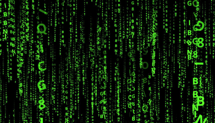 Green Code Wallpaper