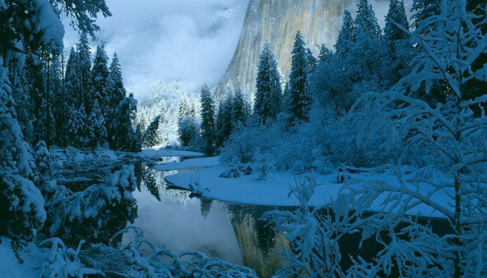 Yosemite Snow Wallpaper