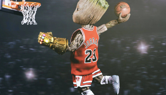 Groot Basketball Wallpaper