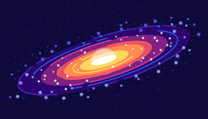 Minimal Galaxy Wallpaper