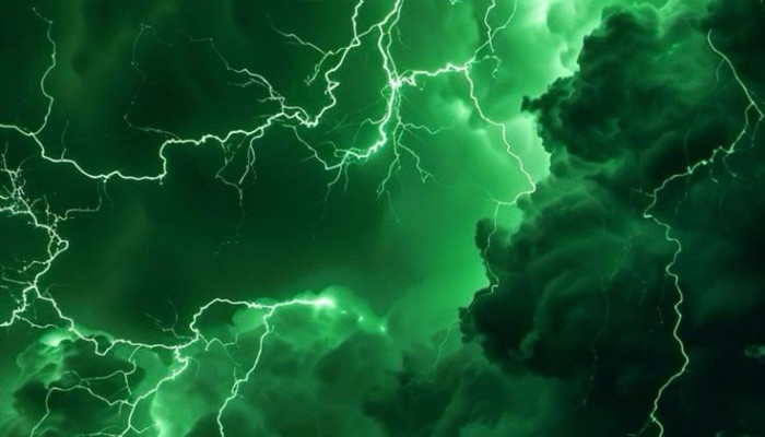 Green Lightning Wallpaper