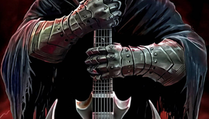 Skull Guitar Wallpaper