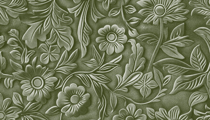 Sage Green Vintage Wallpaper