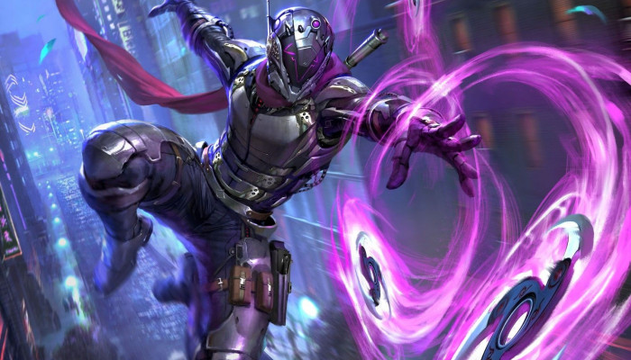 Purple Ninja Wallpaper