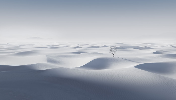 White Desert Wallpaper