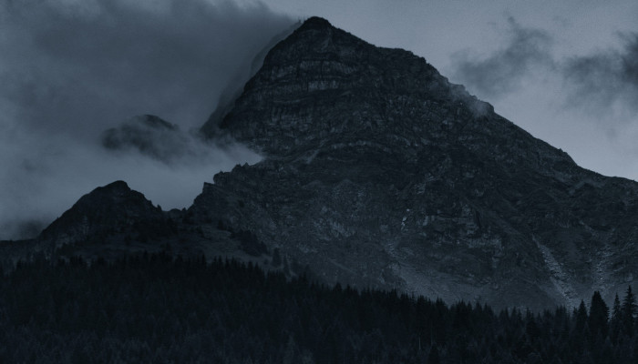 Black Mountain Phone Wallpaper