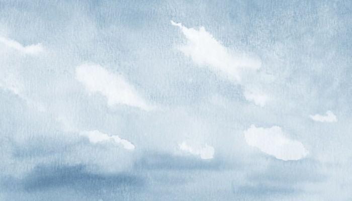 Watercolor Clouds Wallpaper