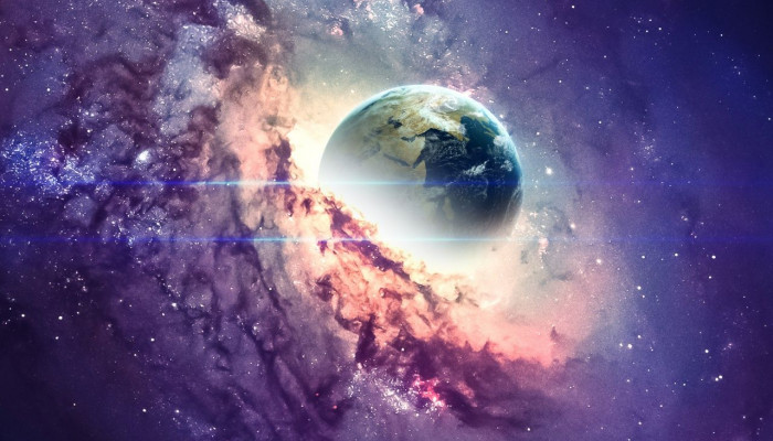 Earth Galaxy Wallpaper