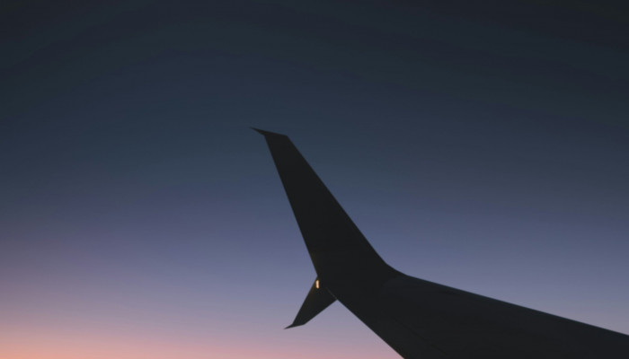Airplane Night Wallpaper