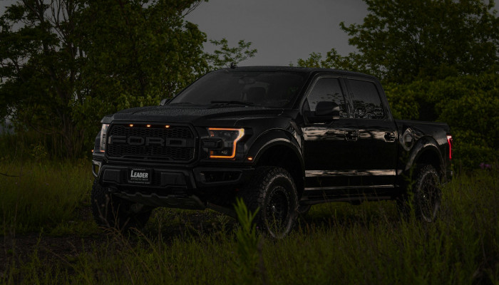 Black Ford Raptor Wallpaper