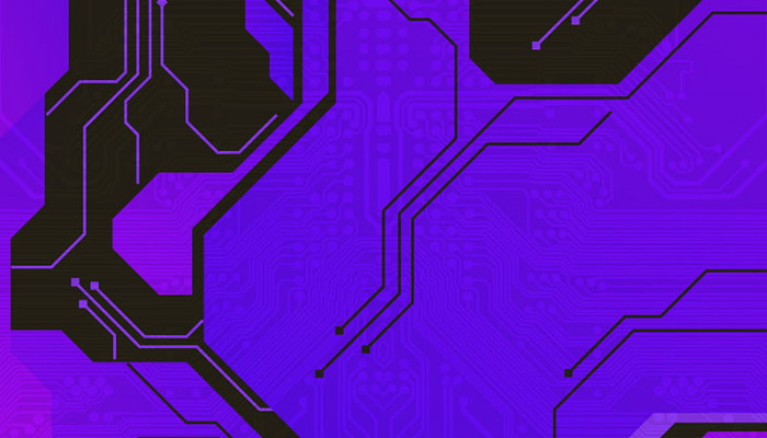 Purple Cyber Wallpaper