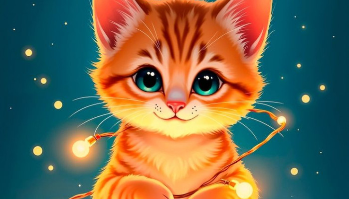 Artist Cat Wallpaper