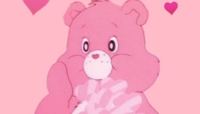 Pink Bear Wallpaper