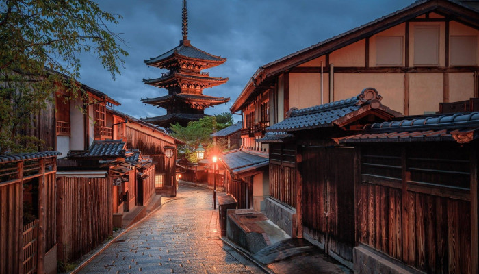 Kyoto Night Wallpaper
